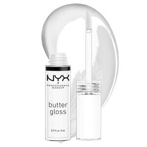 NYX Professional Makeup Clear Butter Non-Sticky Lip Gloss